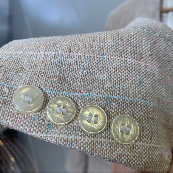 Mens Tan Blazer Jacket Size 41R - Picture 14 of 14